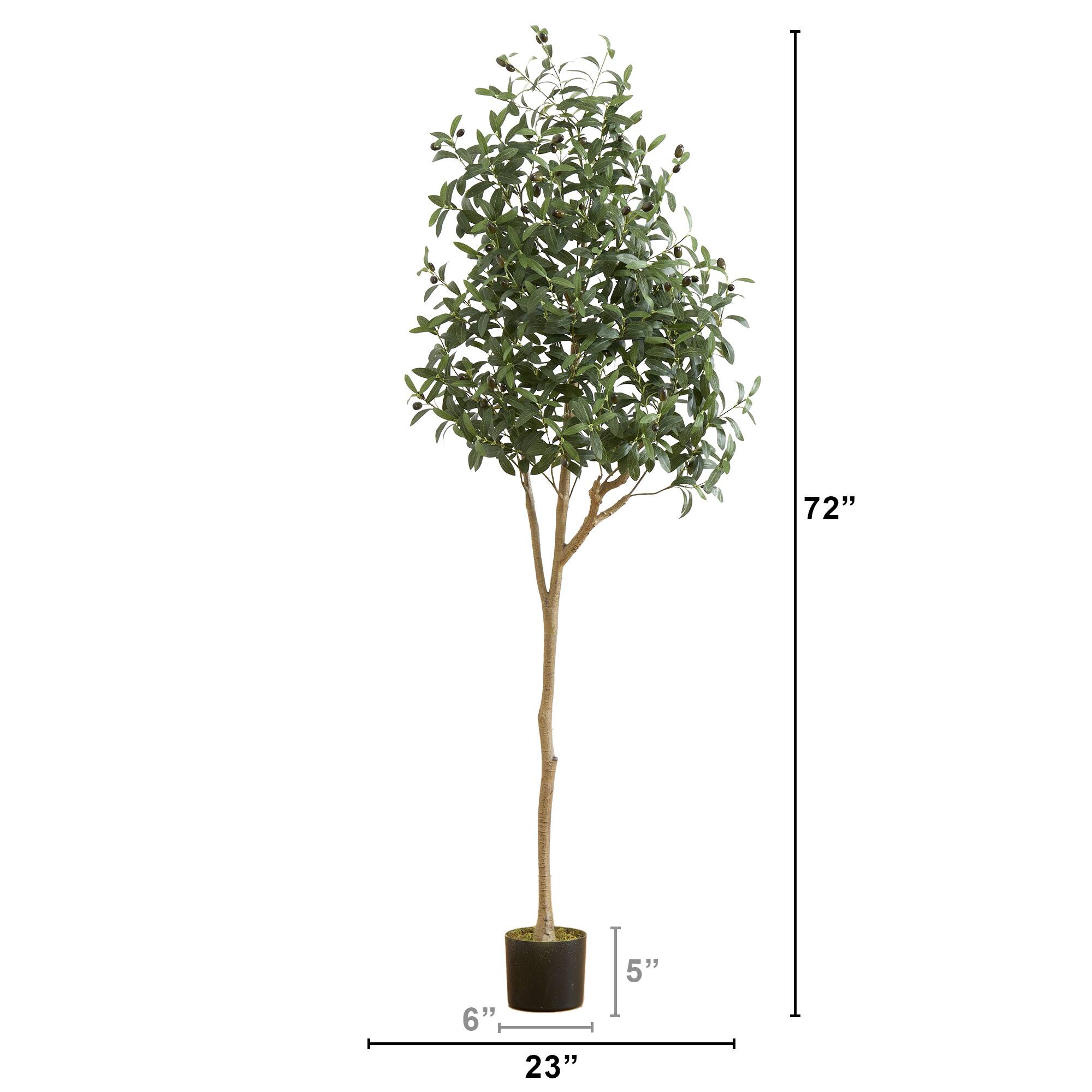6ft. Potted Artificial Olive Tree